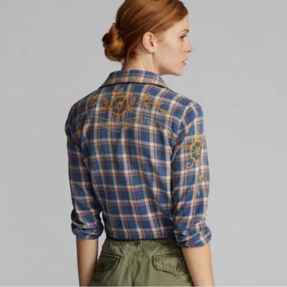 RRL Western Twill Shirt - Picture 4 of 12